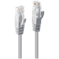 LINDY 48008 RJ45 Network cable CAT 6 U/UTP Grey 15m