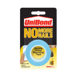 UniBond 1507602 No More Nails Roll Original Permanent 19mm x 1.5m