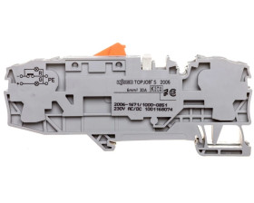 Złączka rozłączalna TOPJOBS do kontroli doziemień 230V szara 2006-1671/1000-851 /12szt./