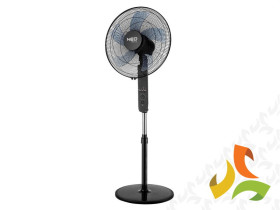 Wentylator podłogowy 45W średnica 40 cm 3 prędkości oscylacja pilot sterowania czarny 90-002 NEO TOOLS