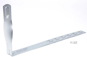 Uchwyt pod dachówkę L-330mm H-150mm nierdzewny skręcony z zaczepami 11.2/Z NI /91102405/
