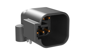 Złącze samochodowe 6-pinowe Amphenol Industrial 2-rzędowe Męski 13A AT BoardLock Płytka drukowana Śruba Złącze