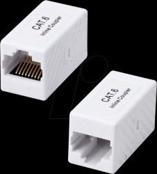 NP0103 Patch cable connector Cat.6 RJ45 socket, mini, unshielded