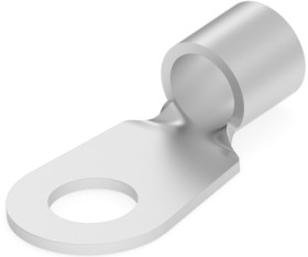 Uninsulated ring cable lug, 80-95 mm², AWG 7, 15.88 mm, metal, 322222