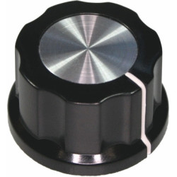 Gałka pot. bakelitowa czarna GBC24 24mm