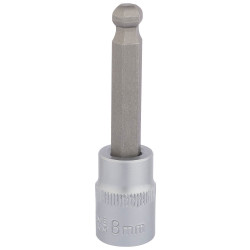 Draper Expert 16291 3/8&quot; Sq. Dr. Ball End Hexagonal Socket Bits (8mm)