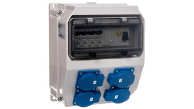 Rozdzielnica Stacjonarna Lublin 9Modułów Z Zabezpieczeniami 4Xgs 16A 250V...