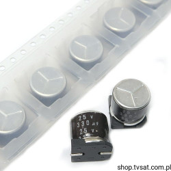 MV25VC330J10 330uF 25V Electrolytic SMD NIPPONCHEM