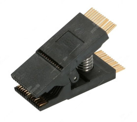 Klips testowy SO28 szeroki (SOIC 28-pin R=1,27mm W=10mm)