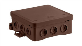 Puszka Naścienna 100X40x100mm Z Dławnicą Zintegrowaną Samozatrzaskowa...