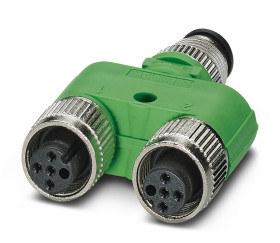 Złącze okrągłe, M12 - M12, 48 V AC, -25 → +90°C