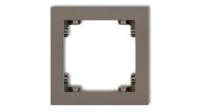 Deco Ramka Pojedyncza Deco Pastel Matt Czekoladowy 49Dr-1