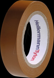 710-00107 Insulation tape 15mm x 10m brown