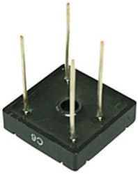 Diotec Semiconductors bridge rectifier, 280 V, 400 V (RRM), 25 A, flat bridge, KBPC2504W