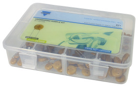 AEC-Q200 Zestaw kondensatorów Kondensator z 8 ceramicznymi płytkami 80 sztuk THT AY1-KIT-GA Vishay