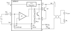XTR117 4-20mA Current Loop Transmitter