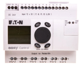 Sterownik easyControl 12we/6wy (przekaźników) 24V DC klawiatura wyświetlacz LCD EC4P-222-MRXD1 106401
