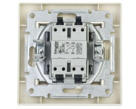 Łącznik Asfora krzyżowy kremowy z ramką EPH0500123