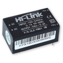 HLK-PM01 Zasilacz AC-DC modułowy 240V - 5V 3W 0.6A Przetwornica do druku