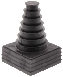 CONTA-CLIP 28554.4 Element uszczelniający KDS-DEG/K 7-24 BK, (D x S x W) 42.8 x 42.8 x 62.7 mm, termoplastyczny elastome