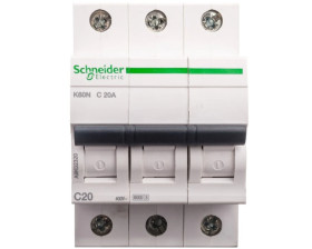Wyłącznik nadprądowy 3P C 20A 6kA AC K60N Acti9 A9K02320