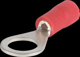 3613A Ring connector for M6, red