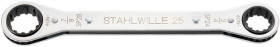 Stahlwille 41570810 25ASP 8 X 10 RATSCHENRINGSCHLUESSEL Klucz oczkowy podwójny z grzechotką zestaw Rozmiar klucza (cale)