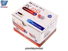 SzybkozĹÄczka 2x1,5-2,5mm2 transparentna x100szt.