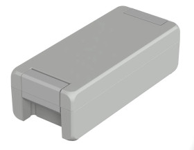 Bopla BA 180806 SIL-7035 (00114125.SIL) - obudowa aluminiowa bez wgłębienia w pokrywie z uszczelką silikonową (199 x 86 x 60 mm)