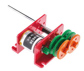 Motoreduktor DC Szczotkowy z przekładnią 2 → 3700 obr./min 2.51 W 2mm 5 mNm RS PRO