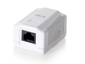 Gniazdko natynkowe 1x RJ-45 kat.6