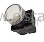 Kontrolka biała koł. plast. max 240V 2.6Wmax