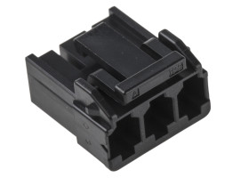 Obudowa złącza 3-pinowe -rzędowe raster: 3.96mm Hirose Żeński Montaż na kablu EnerBee DF63 Zasilacz wewnętrzny