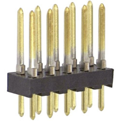 Złącze szpilkowe 12-pinowe AMPMODU MOD II raster: 2.54 mm Prosty 2-rzędowe TE Connectivity Otwór przelotowy750 V Bez