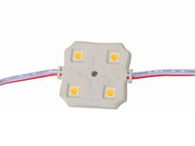 Moduł LED 4xSMD5050 0,9W 460nm niebieski IP65 12VDC