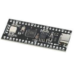 Płytka z mikrokontrolerem RP2040 z USB-C czarna