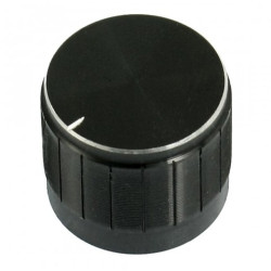 GALKA POTENCJOMETRU20MM CZARNA GCL20
