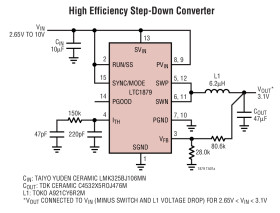 1.2A Synchronous Step-Down Regulator with 15µA Quiescent Current