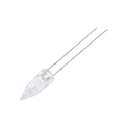 Dioda LED 5mm czerw. mig.Rocket 750-1120mcd płomień świecy
