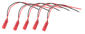 Opencircuit Female JST connector with 100mm wire - 5 pieces