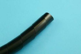 KW-16 20-210mm CZARNA SPIRALA PLASTIKOWA
