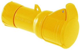 Przenośne gniazdo przemysłowe, 16A, 3p+E, 100...130 V AC, IP 44 PKY16M414