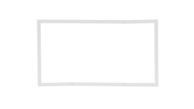 Ramka Wypełniająca Podwójna Serii Deco Biały Drw-2