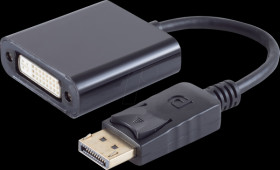 BS14-05007 adapter, display port plug 1.1< DVI 24+5 bush