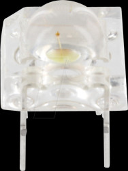 9555R1C-HSA-C 5mm Super Flux LED red, 1600 mcd, 100°