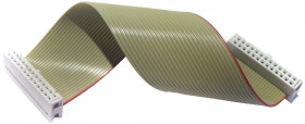 26-pin GPIO Female to Female Ribbon Cable - Grey 150mm