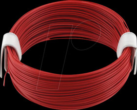 KL004RT10 Stranded Copper Wire 1x0.04qmm red