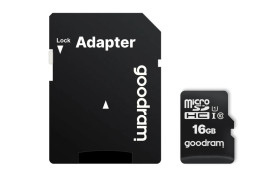 Karta pamięci GoodRam M1AA-0160R12 (16GB Class 10, Class U1 Adapter, Karta pamięci)