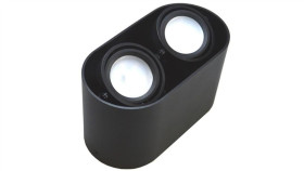 Oprawa Sufitowa Sirok Black Ruchoma Okrągła Alumin