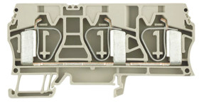 Blok zacisków przelotowych Weidmuller poziomy: Pojedynczy 14 → 4AWGZacisk Z raster: 12.1mm 76A 800 V